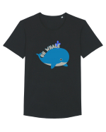 Oh Whale  Tricou mânecă scurtă guler larg Bărbat Skater