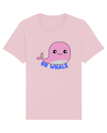 Oh Whale  Cotton Pink