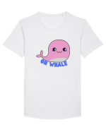 Oh Whale  Tricou mânecă scurtă guler larg Bărbat Skater