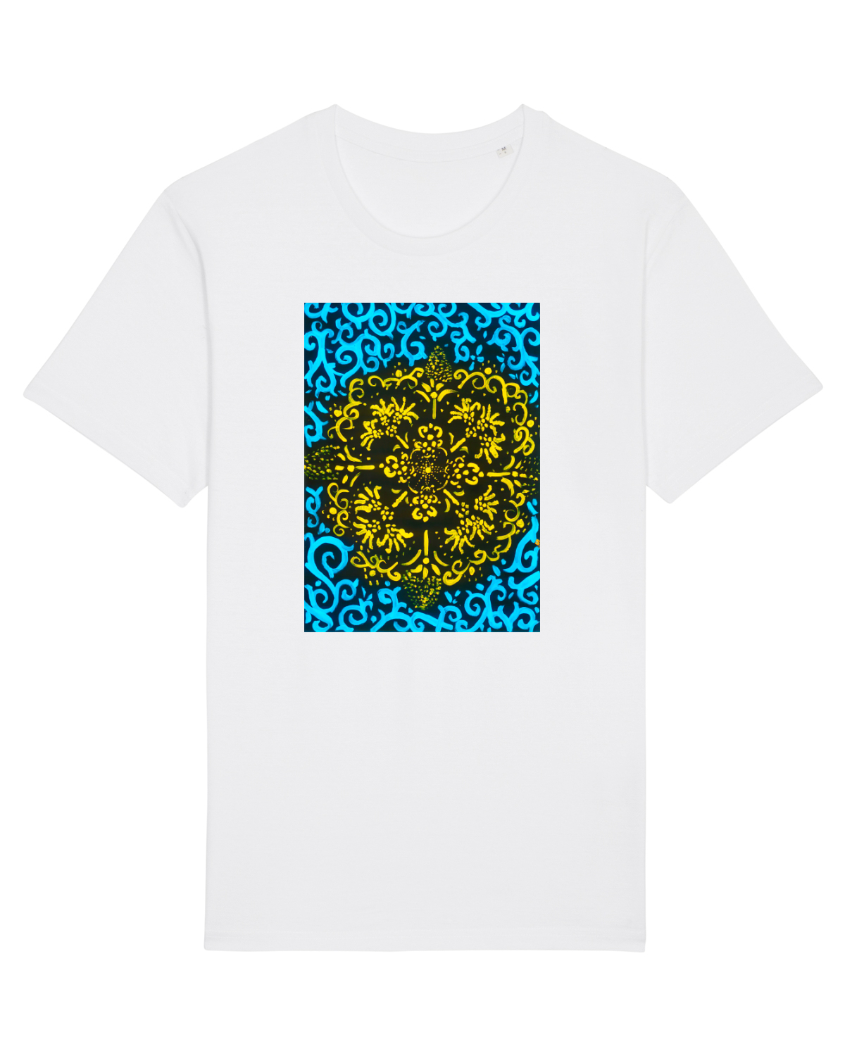 Tricou mânecă scurtă Unisex Rocker White