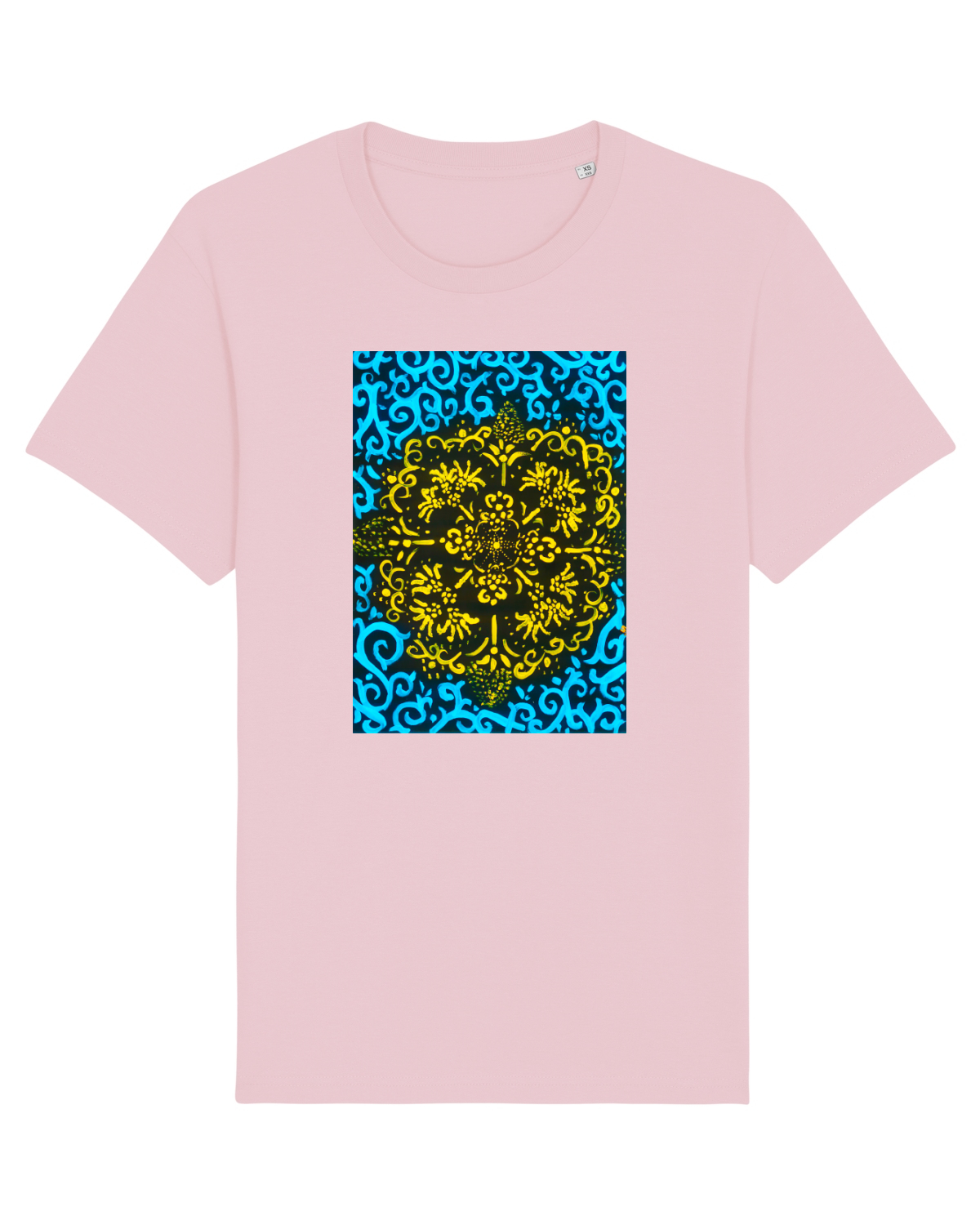 Tricou mânecă scurtă Unisex Rocker Cotton Pink
