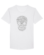 Craniu Biciclete Tricou mânecă scurtă guler larg Bărbat Skater