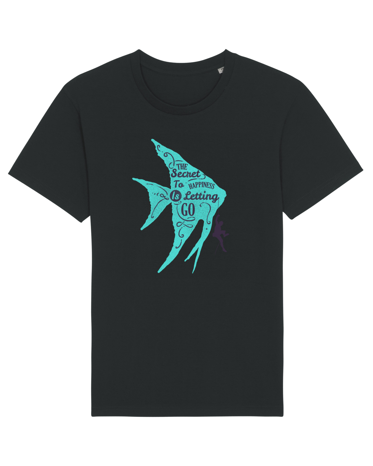 Tricou mânecă scurtă Unisex Rocker Black