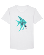 let  go Tricou mânecă scurtă guler larg Bărbat Skater