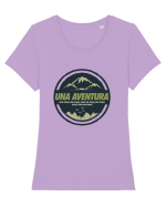 una aventura Tricou mânecă scurtă guler larg fitted Damă Expresser