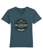 una aventura Tricou mânecă scurtă guler V Bărbat Presenter