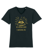 supreme leader Tricou mânecă scurtă guler V Bărbat Presenter