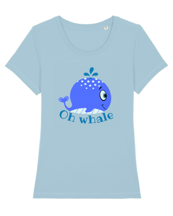 Oh Whale  Sky Blue