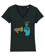 propaganda Tricou mânecă scurtă guler V Damă Evoker