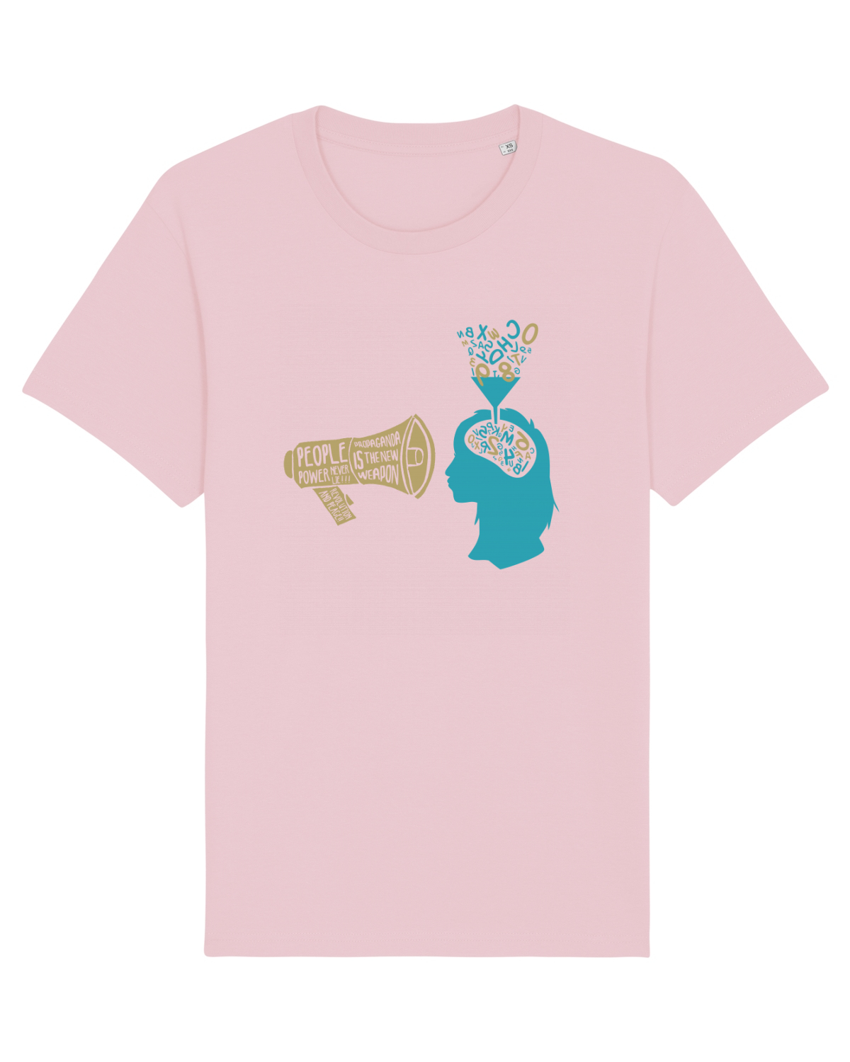 Tricou mânecă scurtă Unisex Rocker Cotton Pink
