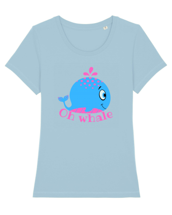 Oh Whale  Sky Blue