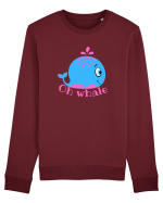 Oh Whale  Bluză mânecă lungă Unisex Rise
