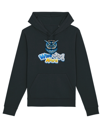 wise owl award Black