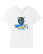 wise owl award Tricou mânecă scurtă guler V Bărbat Presenter