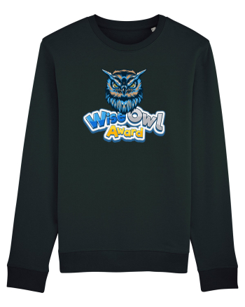 wise owl award Black