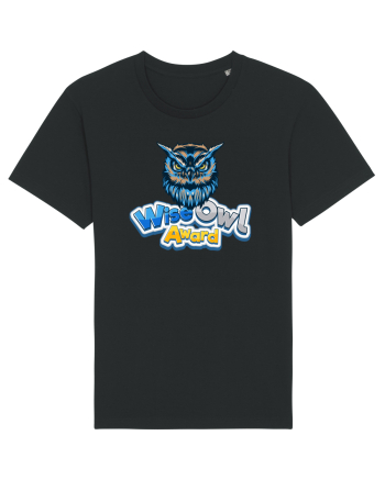 wise owl award Black
