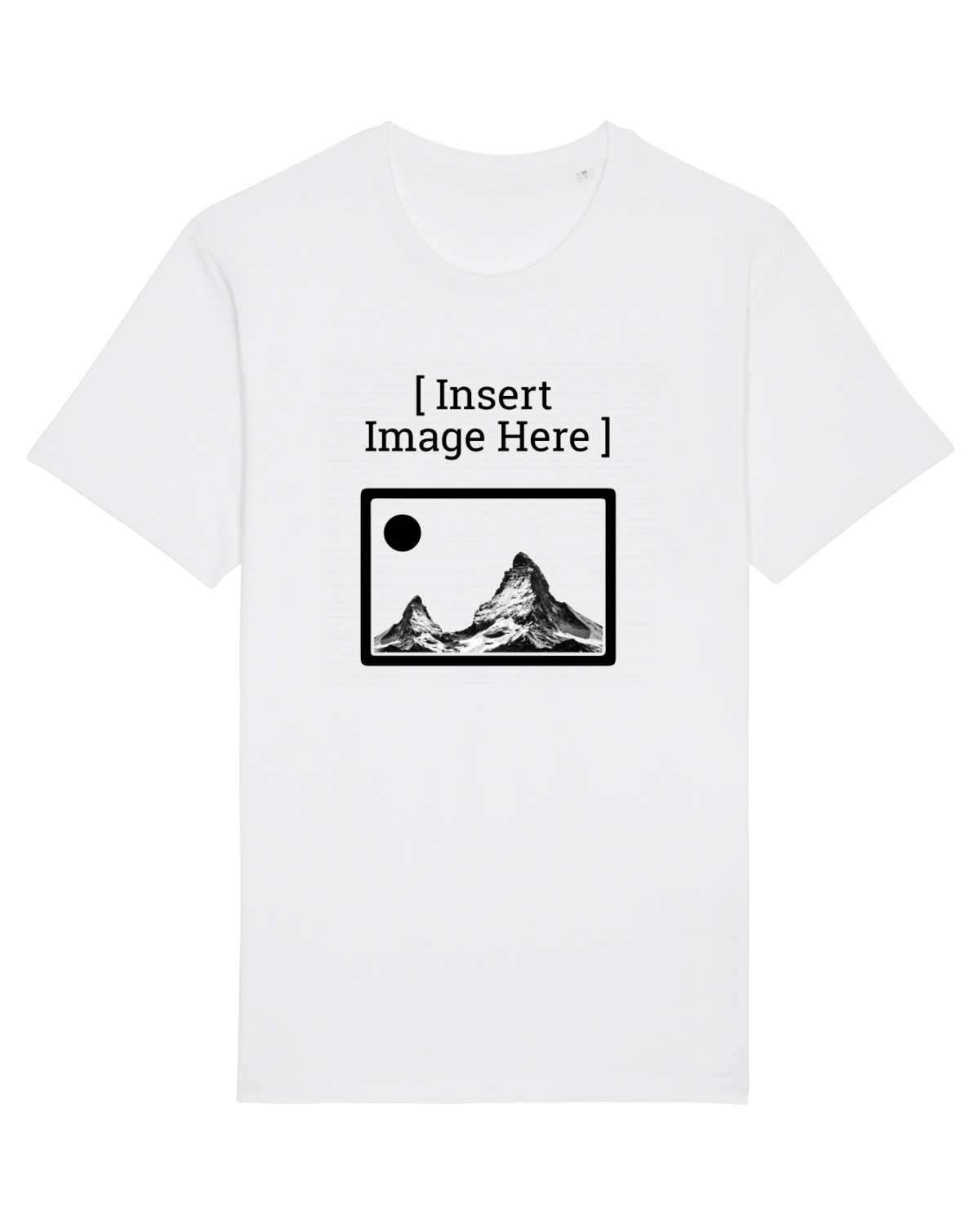 Tricou mânecă scurtă Unisex Rocker White