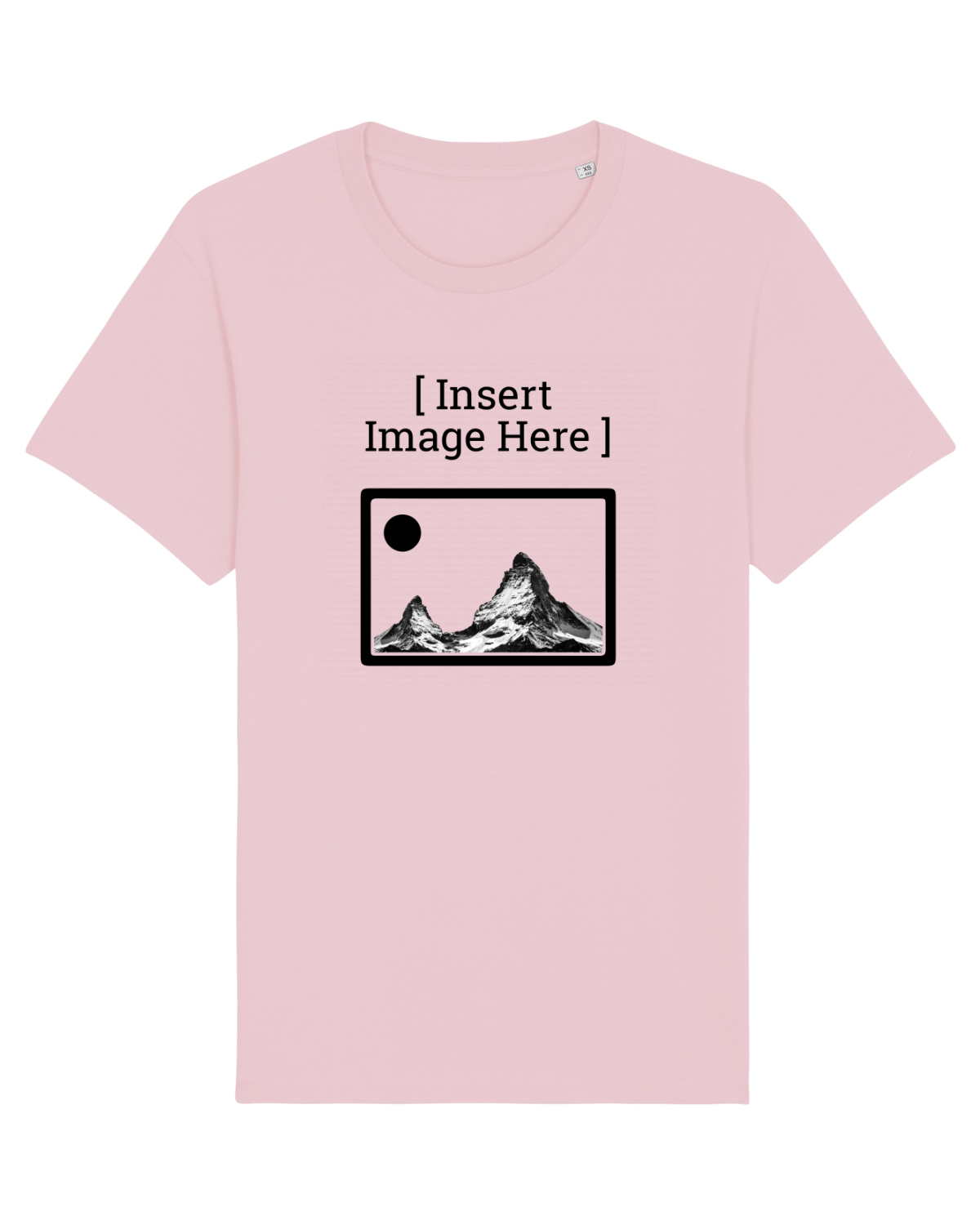 Tricou mânecă scurtă Unisex Rocker Cotton Pink