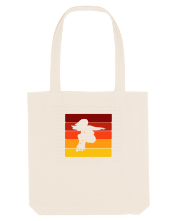 Retro Skateboarding Girl Sunset - Skater For Life Natural
