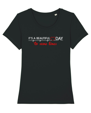 Beutiful day to safe lives Black