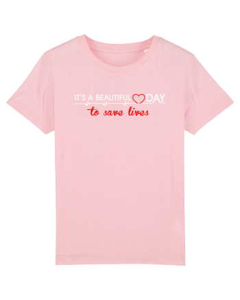 Beutiful day to safe lives Cotton Pink