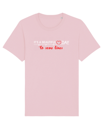 Beutiful day to safe lives Cotton Pink