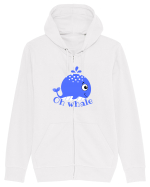 Oh Whale  Hanorac cu fermoar Unisex Connector