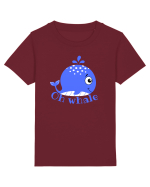Oh Whale  Tricou mânecă scurtă  Copii Mini Creator