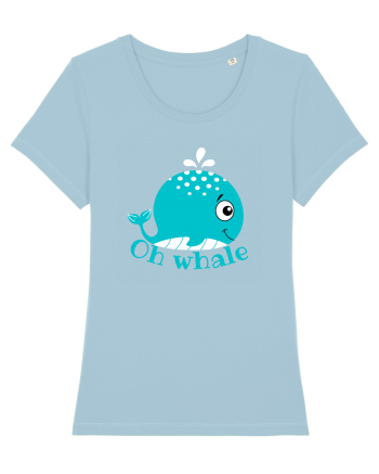 Oh Whale  Sky Blue