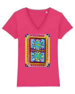 Credinta aratata Tricou mânecă scurtă guler V Damă Evoker
