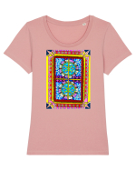 Credinta aratata Tricou mânecă scurtă guler larg fitted Damă Expresser
