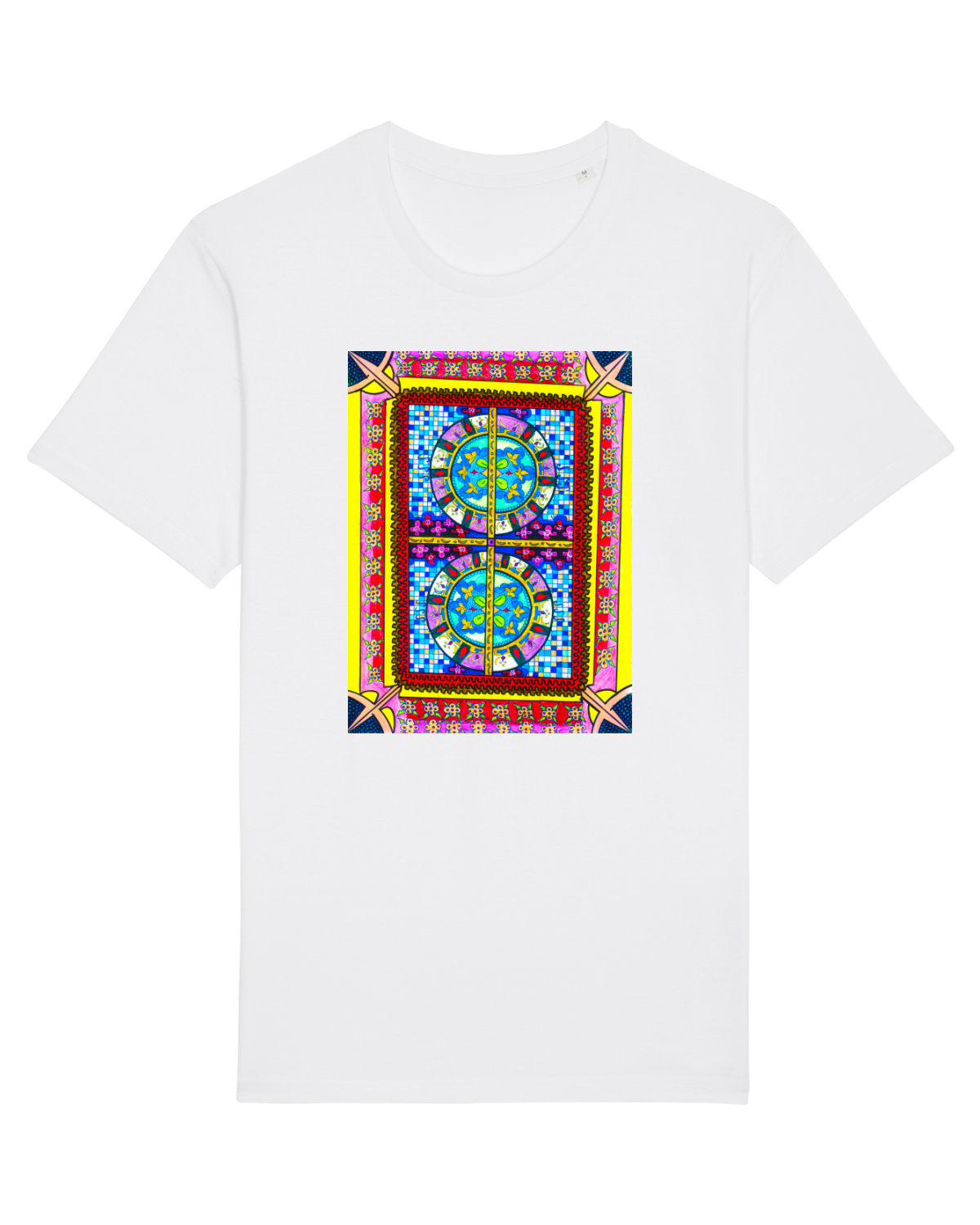 Tricou mânecă scurtă Unisex Rocker White