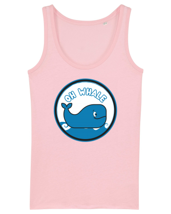 Oh Whale  Cotton Pink
