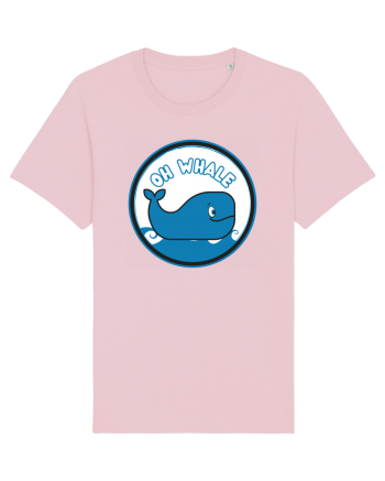 Oh Whale  Cotton Pink