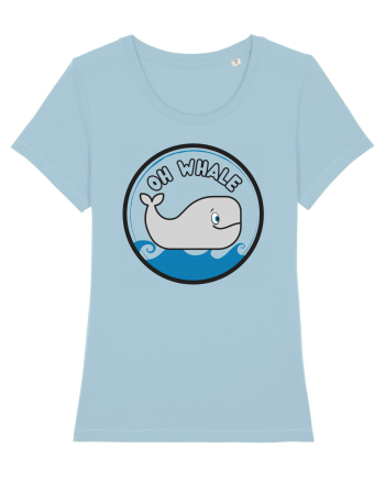 Oh Whale  Sky Blue