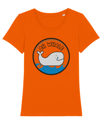 Oh Whale  Bright Orange