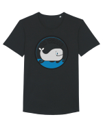 Oh Whale  Tricou mânecă scurtă guler larg Bărbat Skater