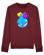 balena zburatoare Bluză mânecă lungă Unisex Rise