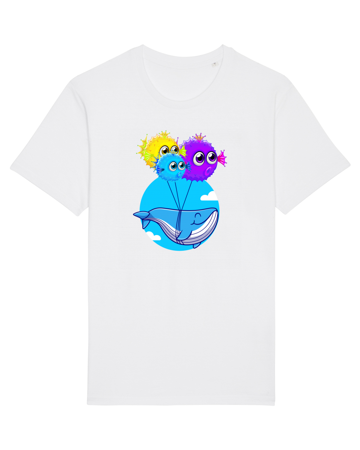 Tricou mânecă scurtă Unisex Rocker White