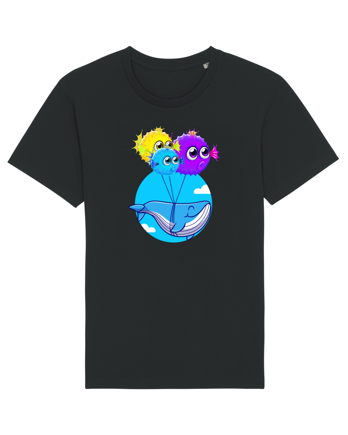 Tricou mânecă scurtă Unisex Rocker Black