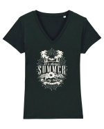 Summer in my heart Tricou mânecă scurtă guler V Damă Evoker
