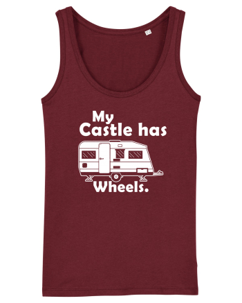 My castle has wheels Burgundy