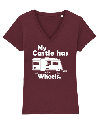 My castle has wheels Burgundy