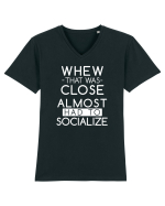 SOCIALIZE Tricou mânecă scurtă guler V Bărbat Presenter