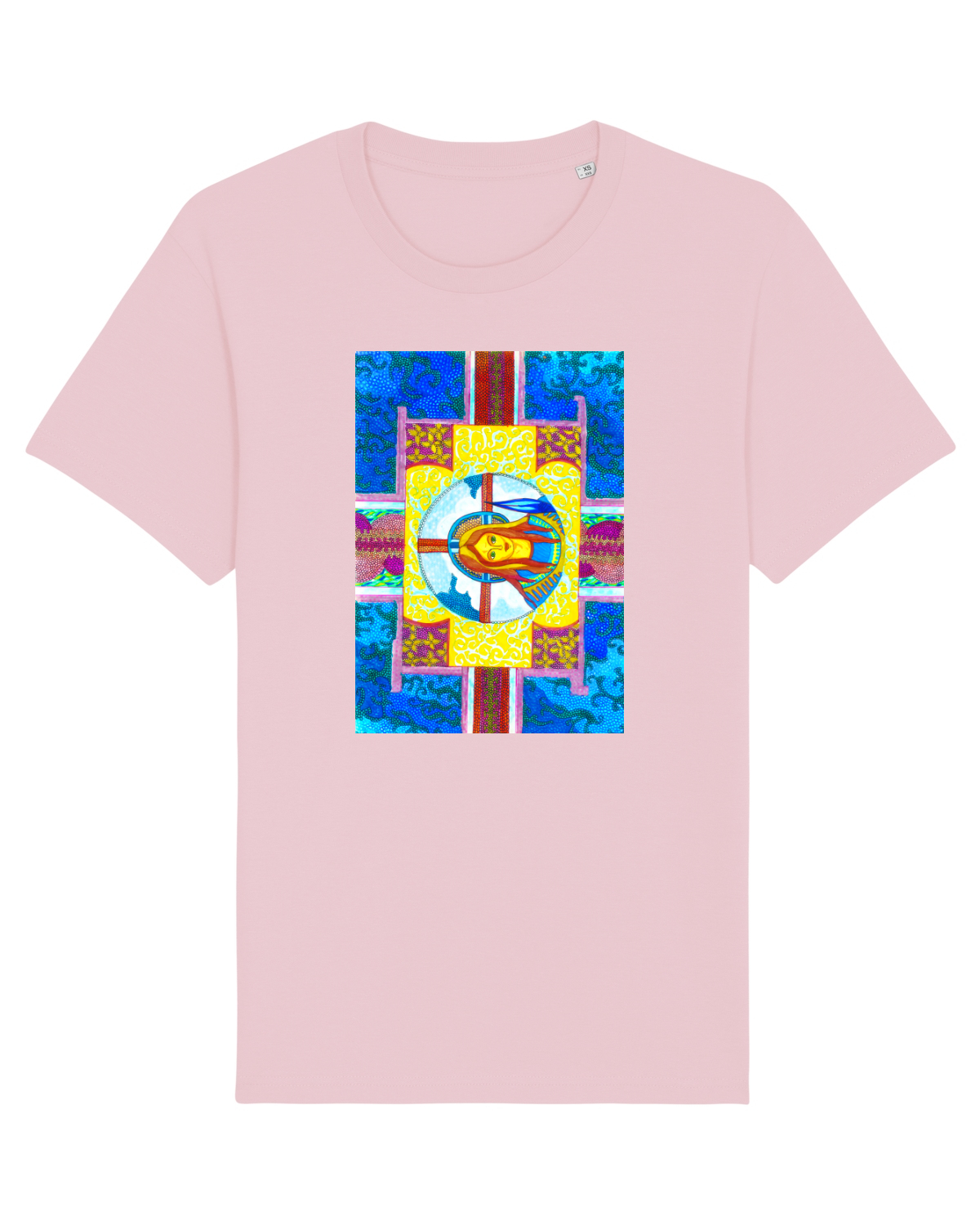 Tricou mânecă scurtă Unisex Rocker Cotton Pink