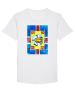 Protector Tricou mânecă scurtă guler larg Bărbat Skater