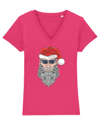 Hippie Cool Bearded Santa Raspberry
