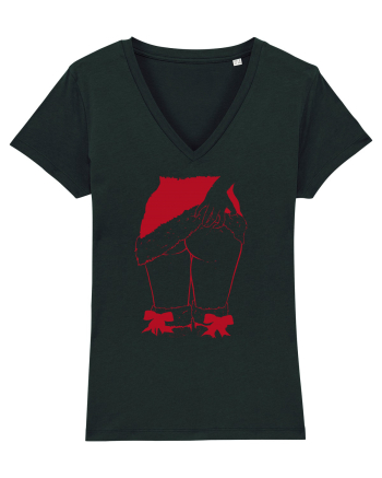 Hippie Vintage Xmas Lady Black