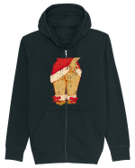 Sexy Christmas Distressed Hanorac cu fermoar Unisex Connector