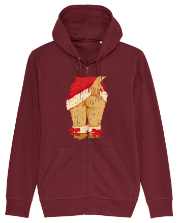 Sexy Christmas Distressed Burgundy